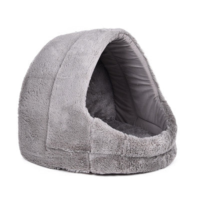 Removable Warm Pet Dog Bed Cat Cave