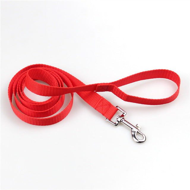 Pet dog basic nylon Leashes for dogs 5 Colors